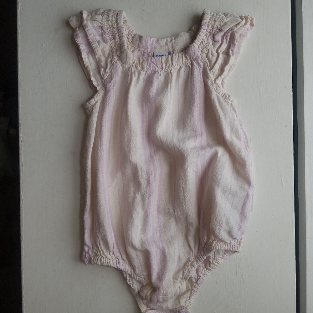 Vintage fade old navy romper